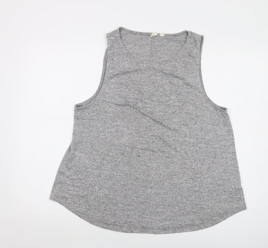 Womens UK Size XL Gap Grey Basic Tank