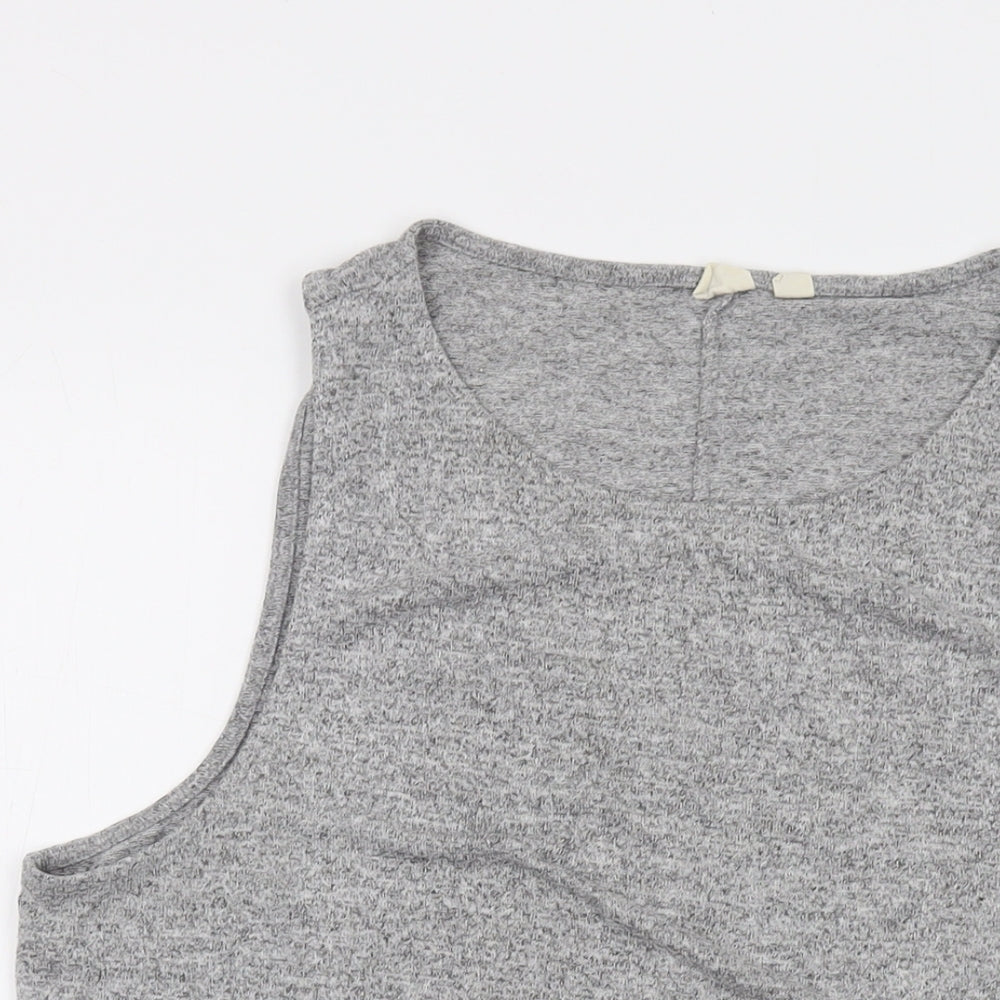 Womens UK Size XL Gap Grey Basic Tank
