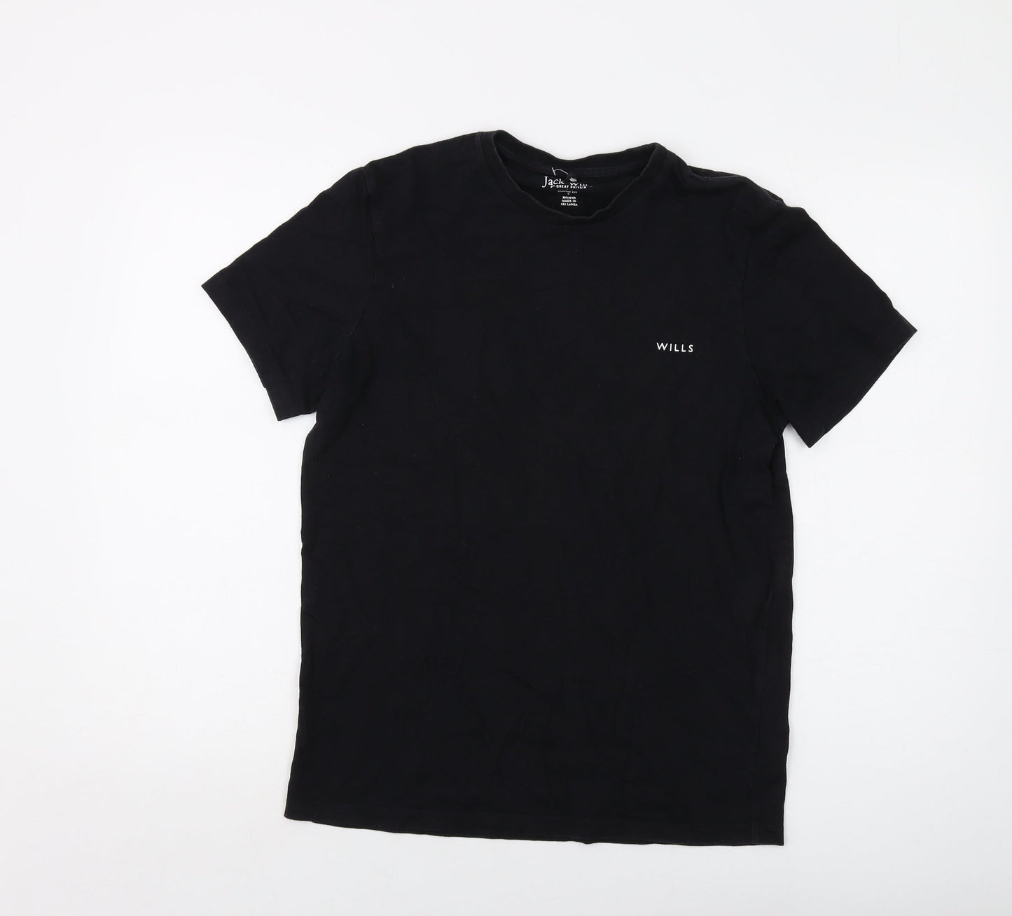 Mens UK Size S Jack Wills Black  T-Shirt