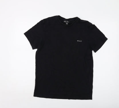 Mens UK Size S Jack Wills Black  T-Shirt