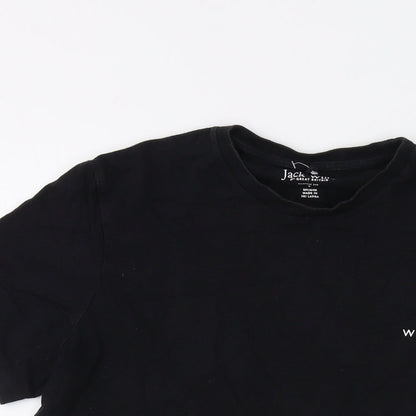 Mens UK Size S Jack Wills Black  T-Shirt