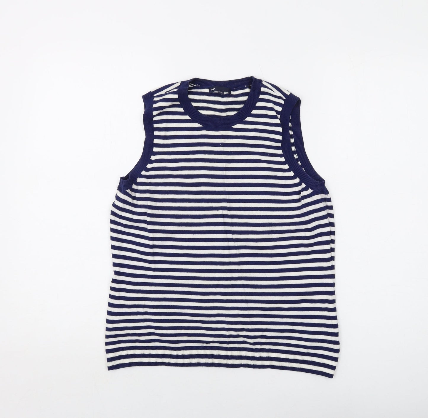 Womens UK Size L Gap Blue Basic Tank