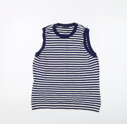 Womens UK Size L Gap Blue Basic Tank