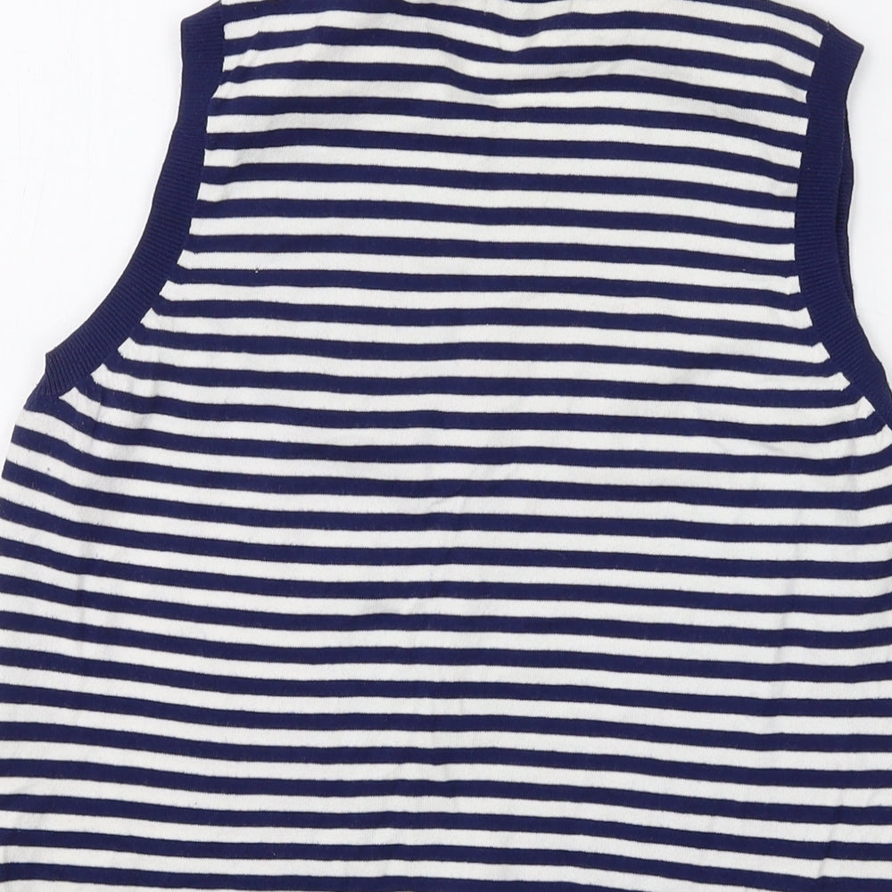 Womens UK Size L Gap Blue Basic Tank