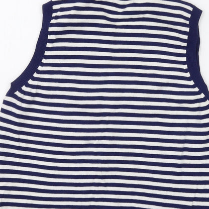Womens UK Size L Gap Blue Basic Tank