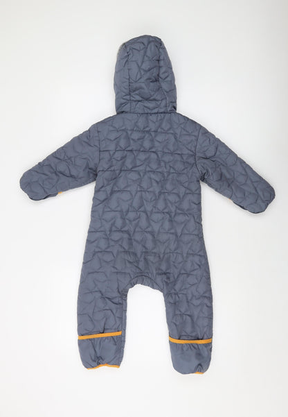 The Edge Baby Blue Jacket Snowsuit Size 18-24 Months Zip