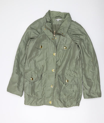 Red Herring Womens Green Jacket Size 10 Zip