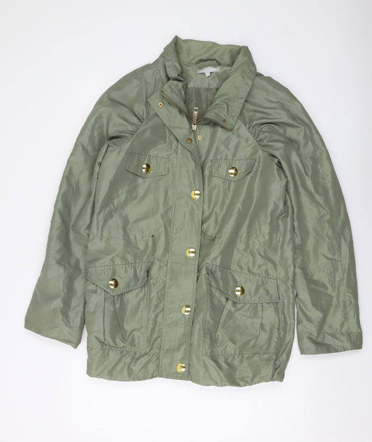 Red Herring Womens Green Jacket Size 10 Zip