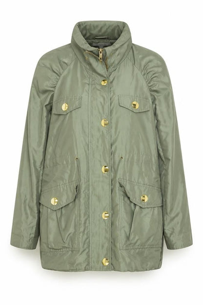 Womens UK Size 10 Red Herring Green Jacket