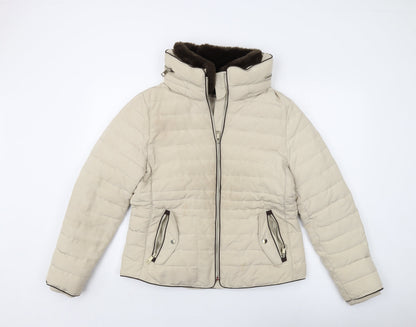 Womens UK Size 14 Marks and Spencer Beige Jacket