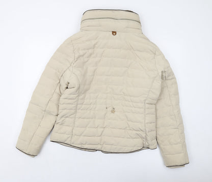 Womens UK Size 14 Marks and Spencer Beige Jacket