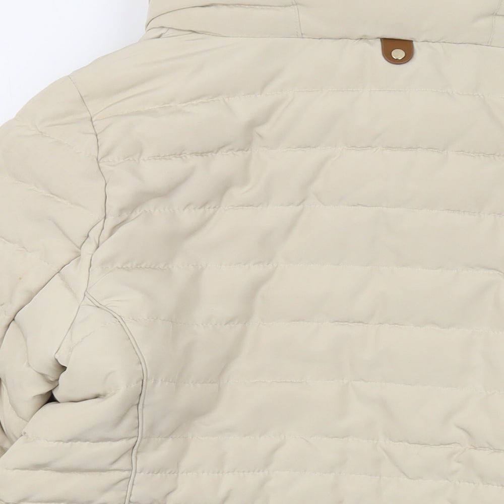 Womens UK Size 14 Marks and Spencer Beige Jacket
