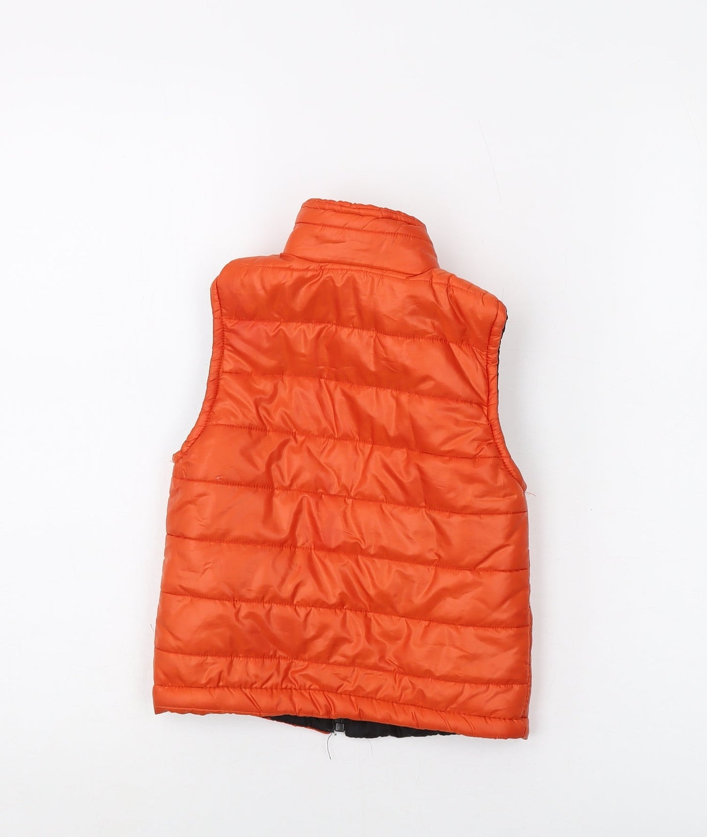 Mincirik Boys Orange Gilet Waistcoat Size 4 Years Zip