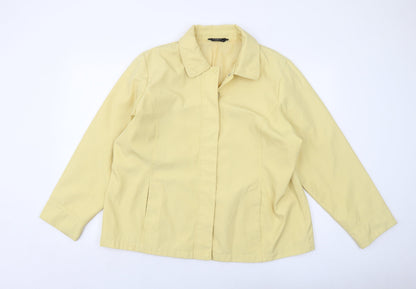 Womens UK Size L Bonmarché Yellow Jacket