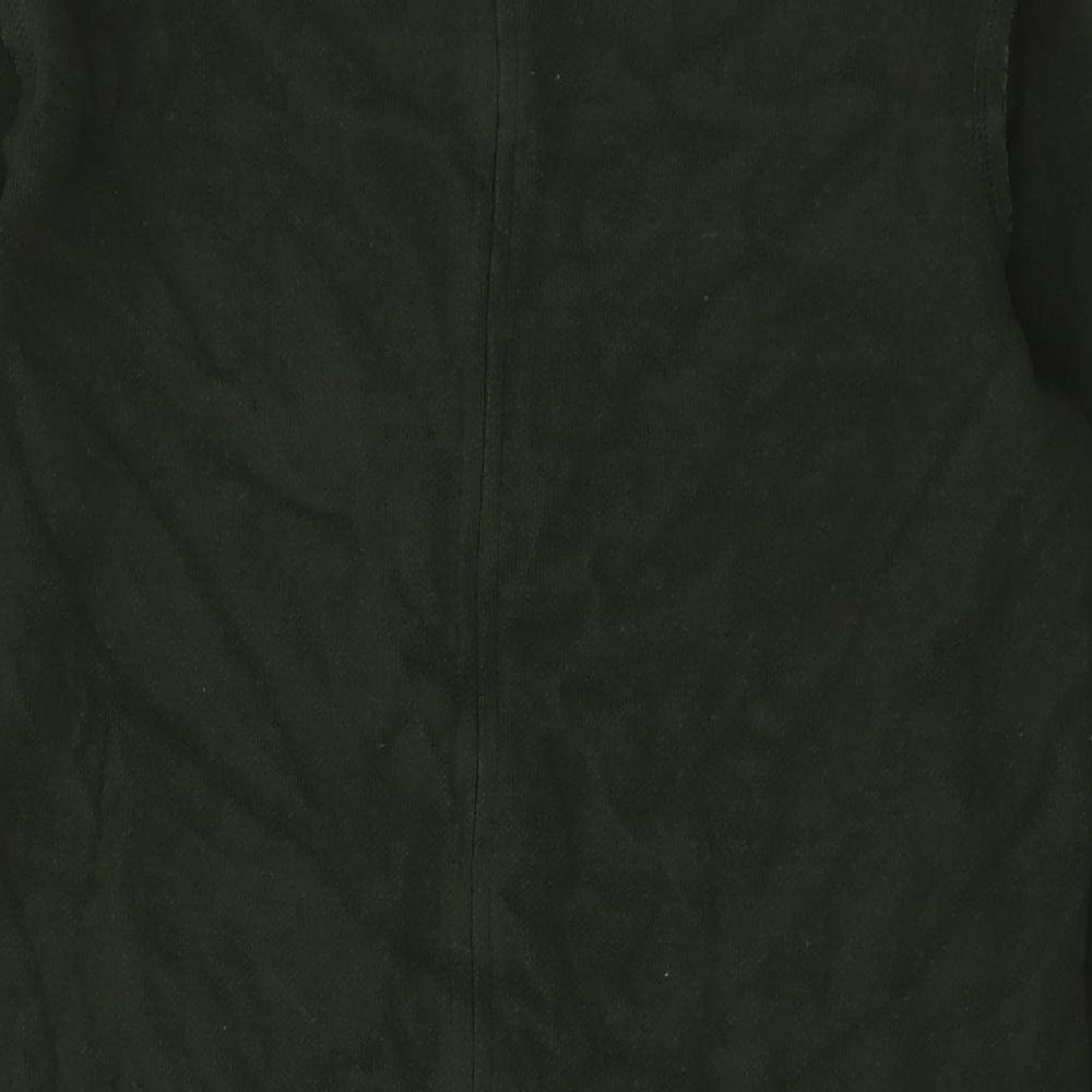 Womens UK Size M Zara Green Tunic Blouse