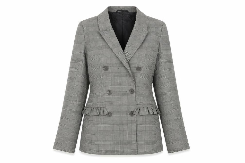 Womens UK Size 4 H&M Grey Jacket