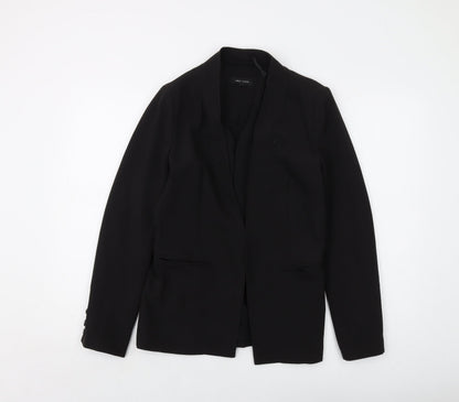 New Look Womens Black Jacket Size 10 Button