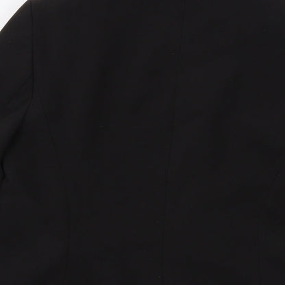 New Look Womens Black Jacket Size 10 Button
