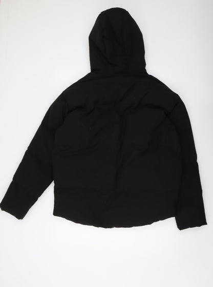 In the Style Womens Black Jacket Size 8 Zip