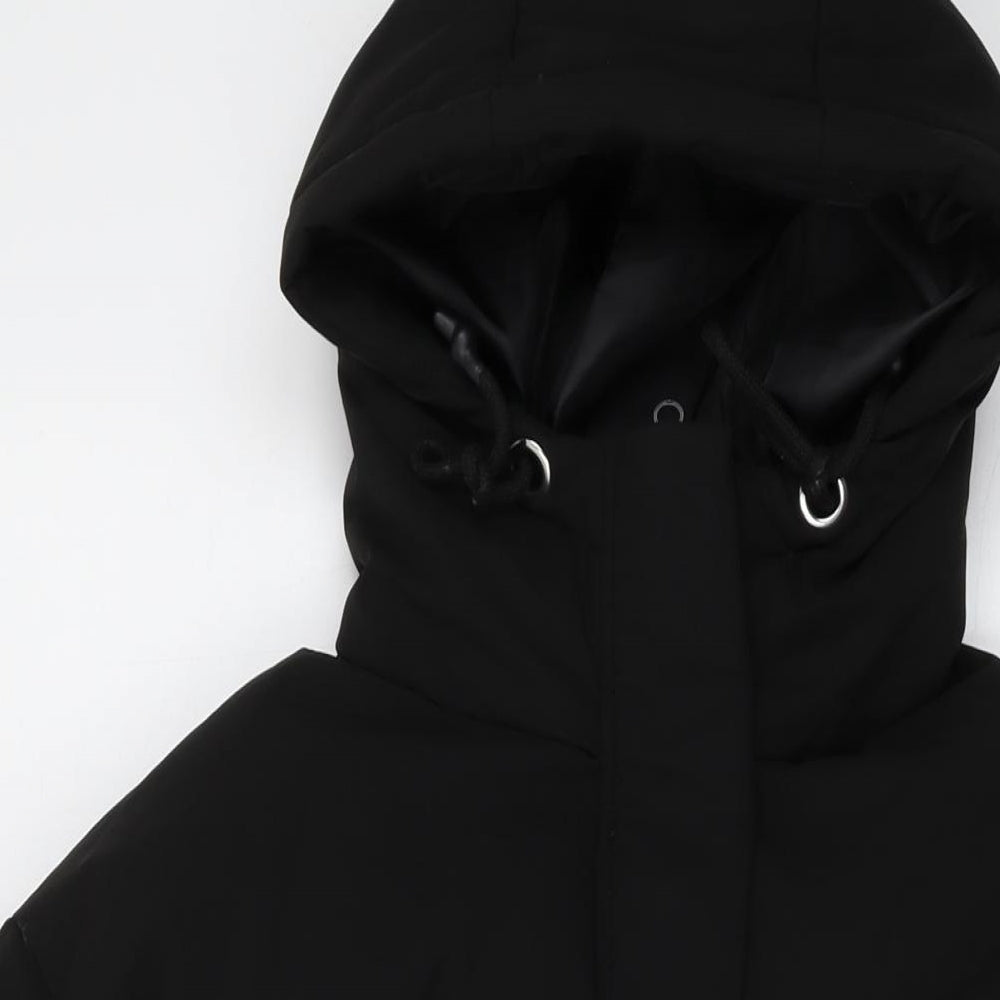 In the Style Womens Black Jacket Size 8 Zip