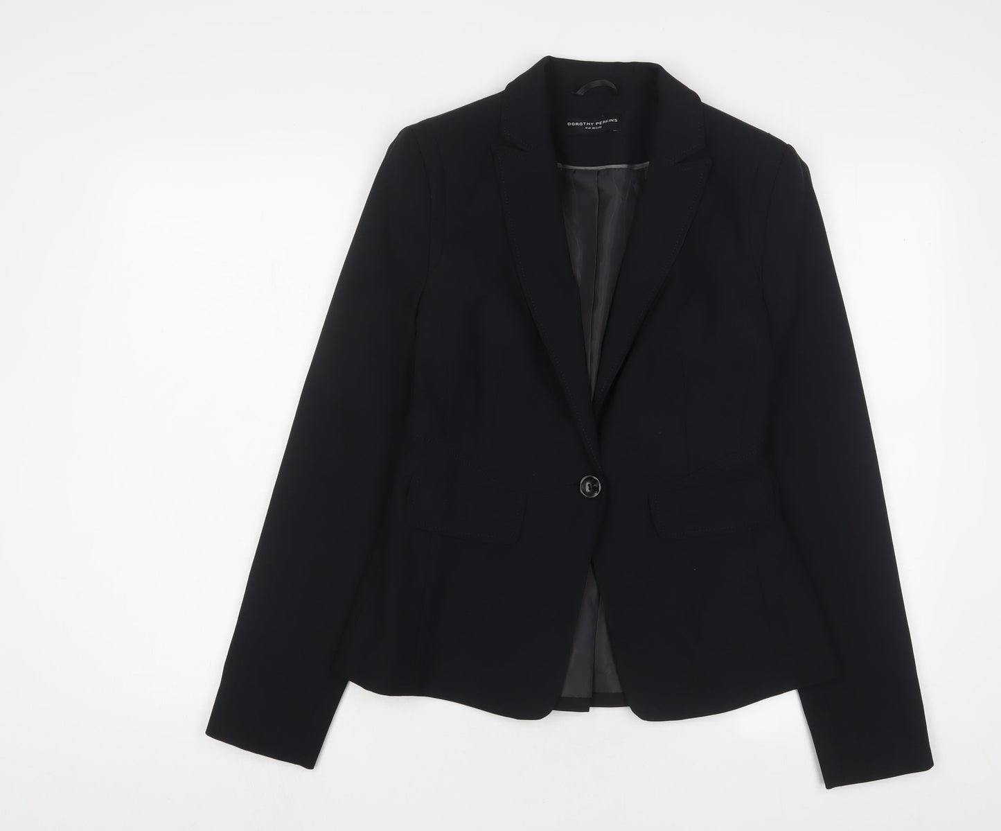 Womens UK Size 10 Dorothy Perkins Black Jacket