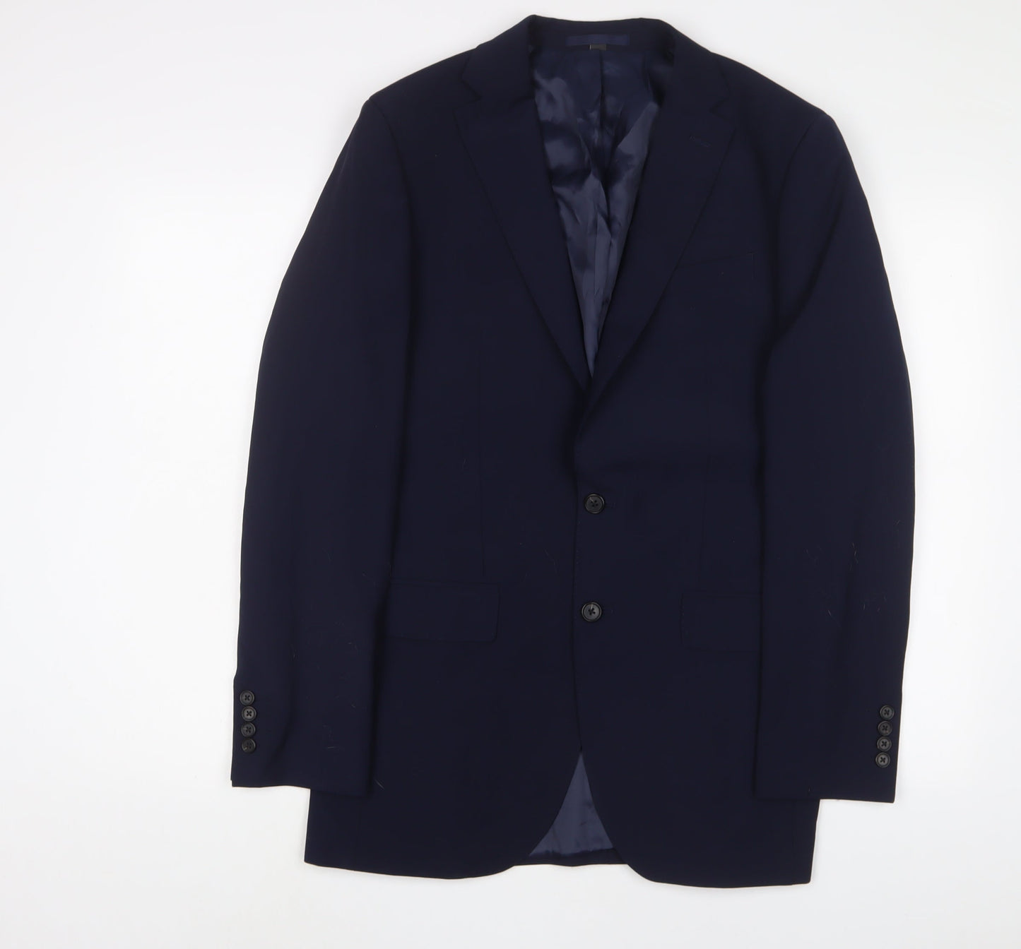 Mens UK Size 38 Marks and Spencer Regular Blue Suit Jacket