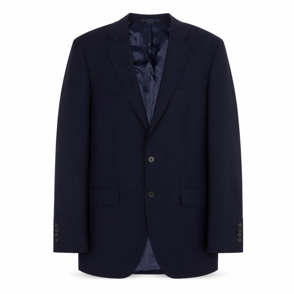 Marks & Spencer Mens Blue Wool Jacket Suit Jacket Size 38 Regular