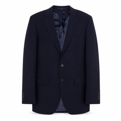 Marks & Spencer Mens Blue Wool Jacket Suit Jacket Size 38 Regular