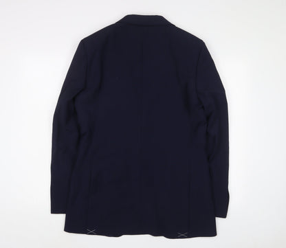 Mens UK Size 38 Marks and Spencer Regular Blue Suit Jacket
