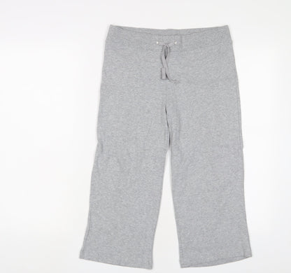 Womens UK Size 10 Marks and Spencer Regular Fit Sweatpants Grey Trousers