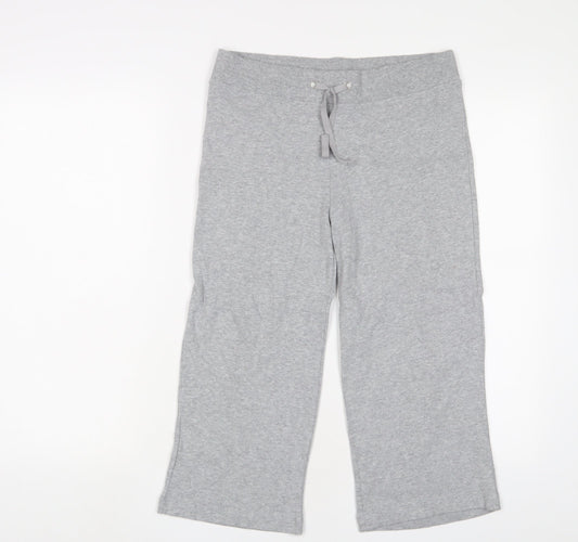 Womens UK Size 10 Marks and Spencer Regular Fit Sweatpants Grey Trousers