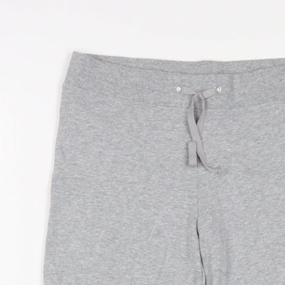 Womens UK Size 10 Marks and Spencer Regular Fit Sweatpants Grey Trousers