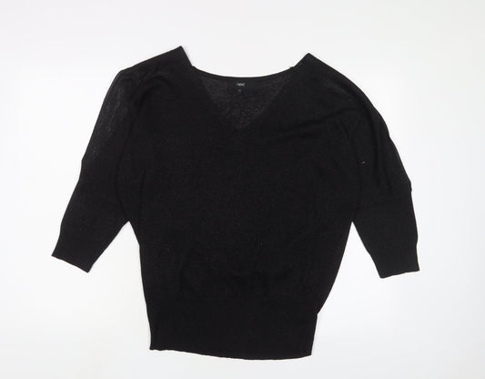 Womens UK Size 12 NEXT Black Pullover Jumper