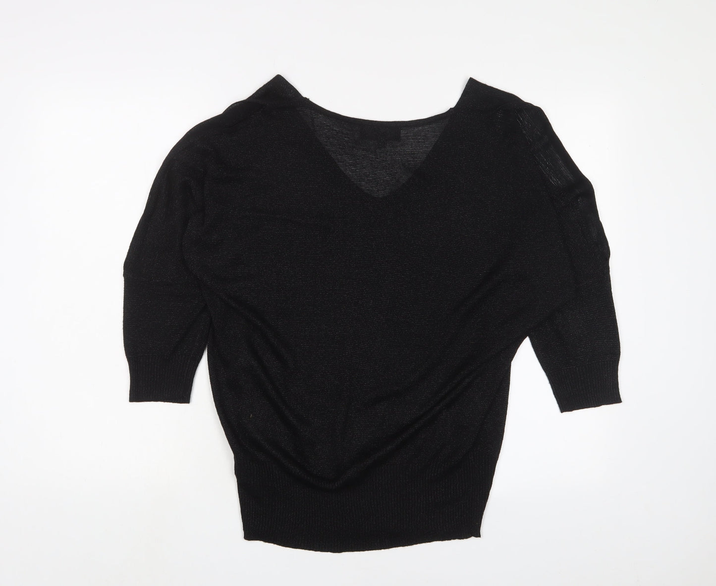 Womens UK Size 12 NEXT Black Pullover Jumper