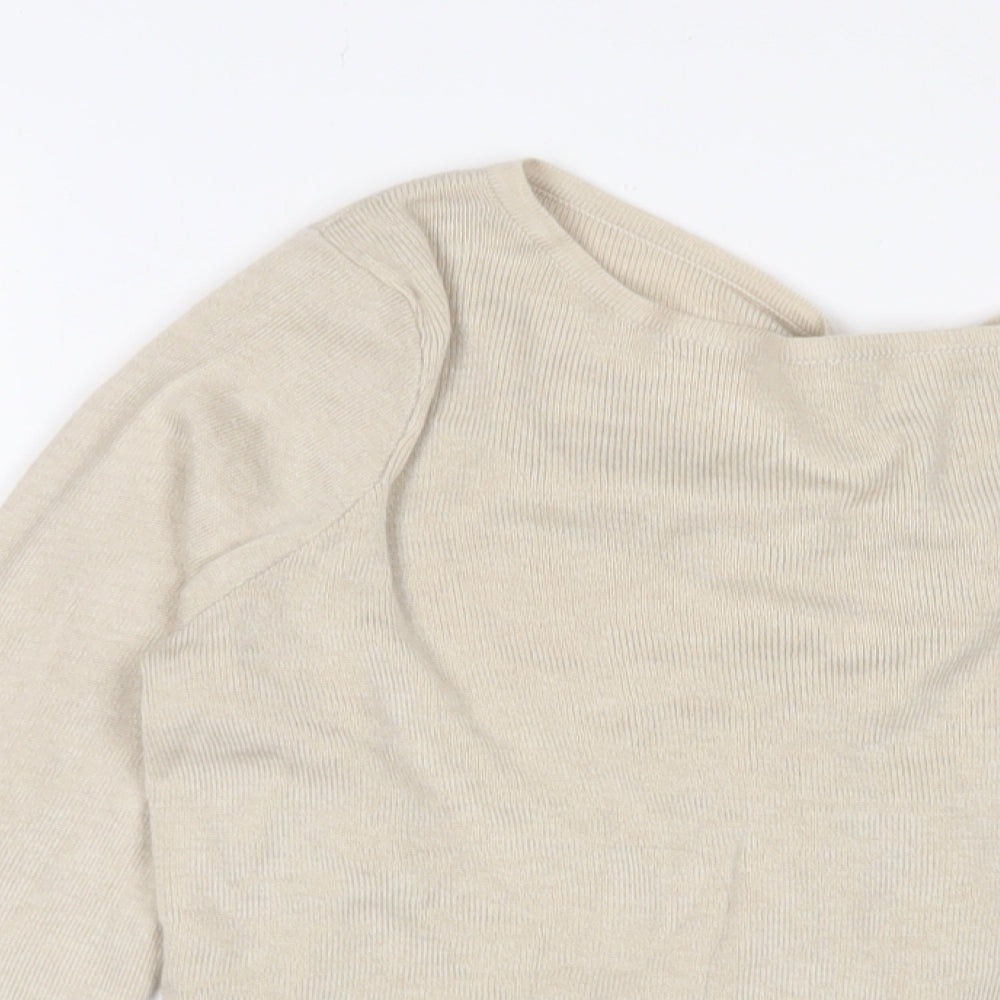 Womens UK Size S Only Beige Pullover Jumper