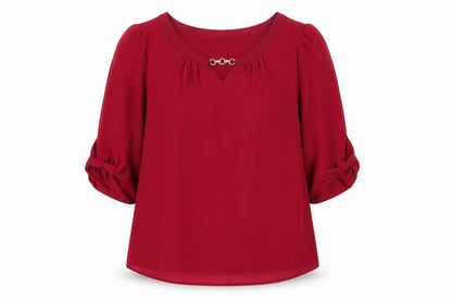 Womens UK Size 14 Dorothy Perkins Pink Basic Blouse