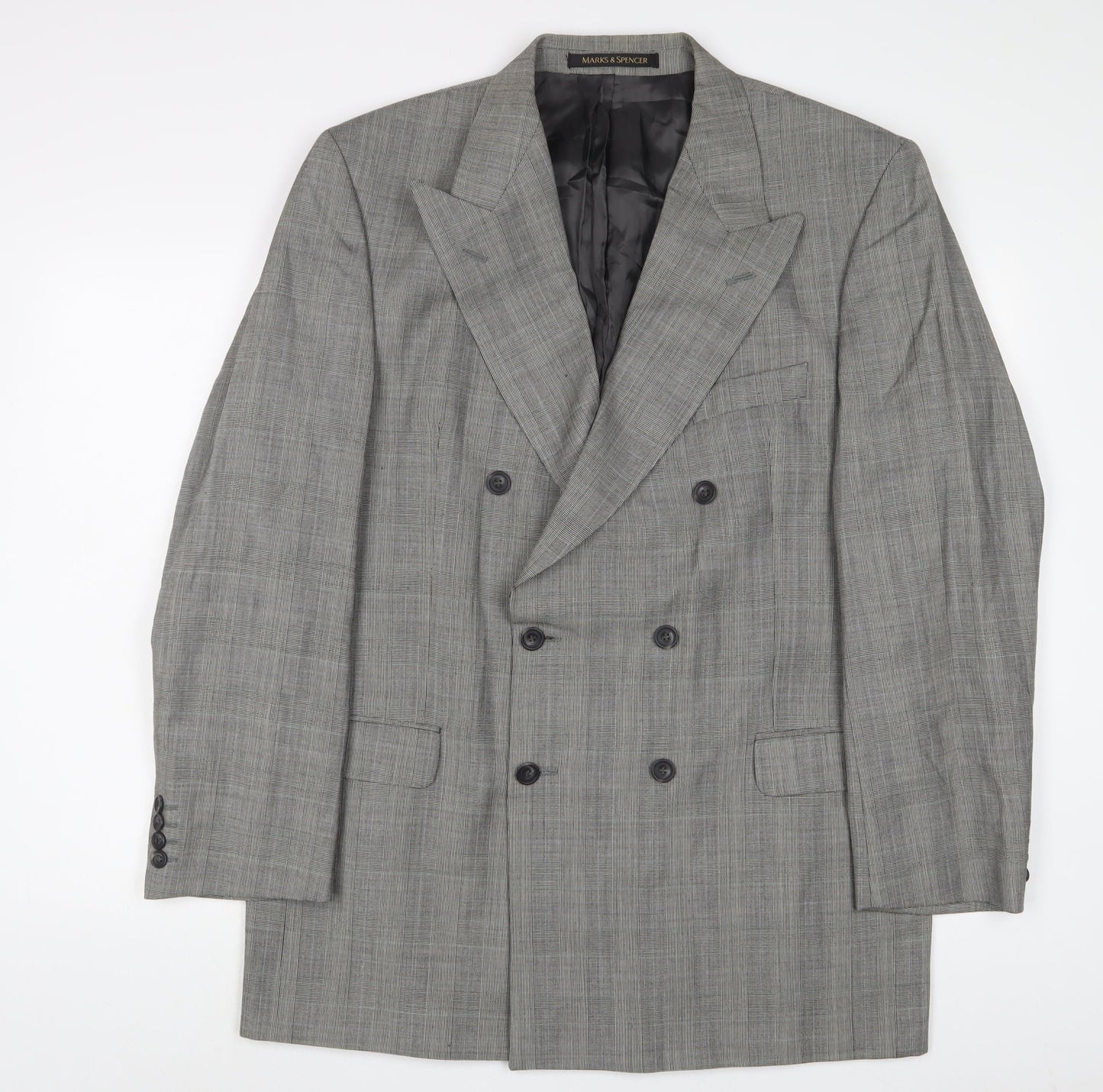 Mens UK Size 42 Marks and Spencer Regular Grey Suit Jacket