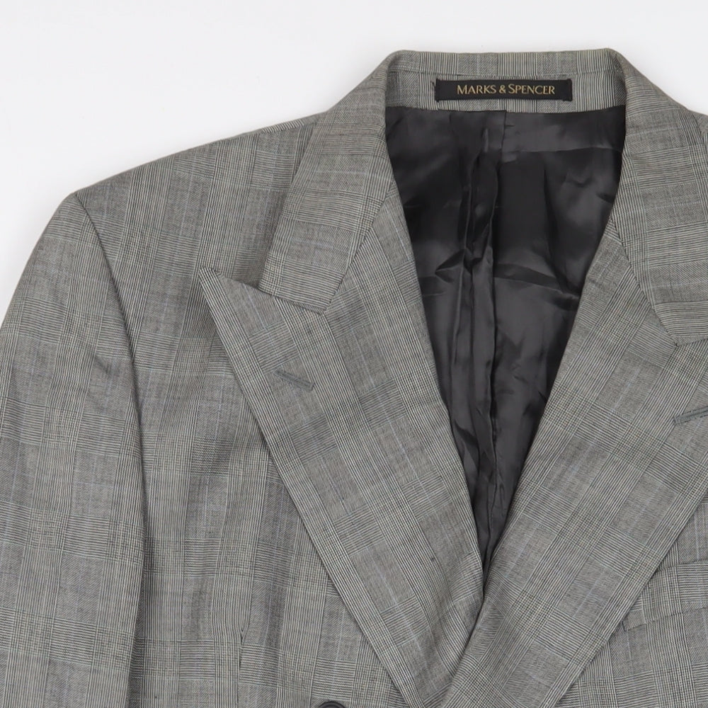 Mens UK Size 42 Marks and Spencer Regular Grey Suit Jacket