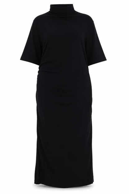 Nasty Gal Womens Black Viscose A-Line Size 10 Round Neck Pullover