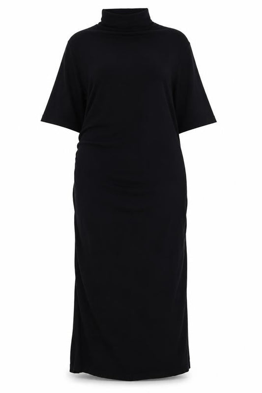 Nasty Gal Womens Black Viscose A-Line Size 10 Round Neck Pullover