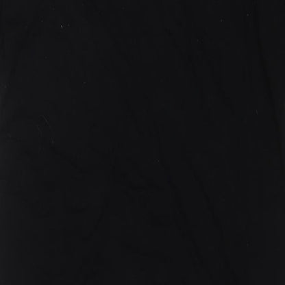 Nasty Gal Womens Black Viscose A-Line Size 10 Round Neck Pullover