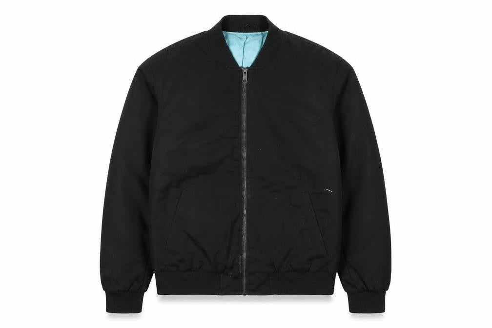 Mens UK Size S River Island Black Bomber Jacket