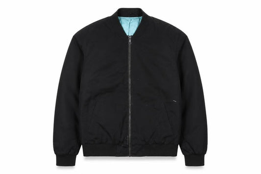Mens UK Size S River Island Black Bomber Jacket