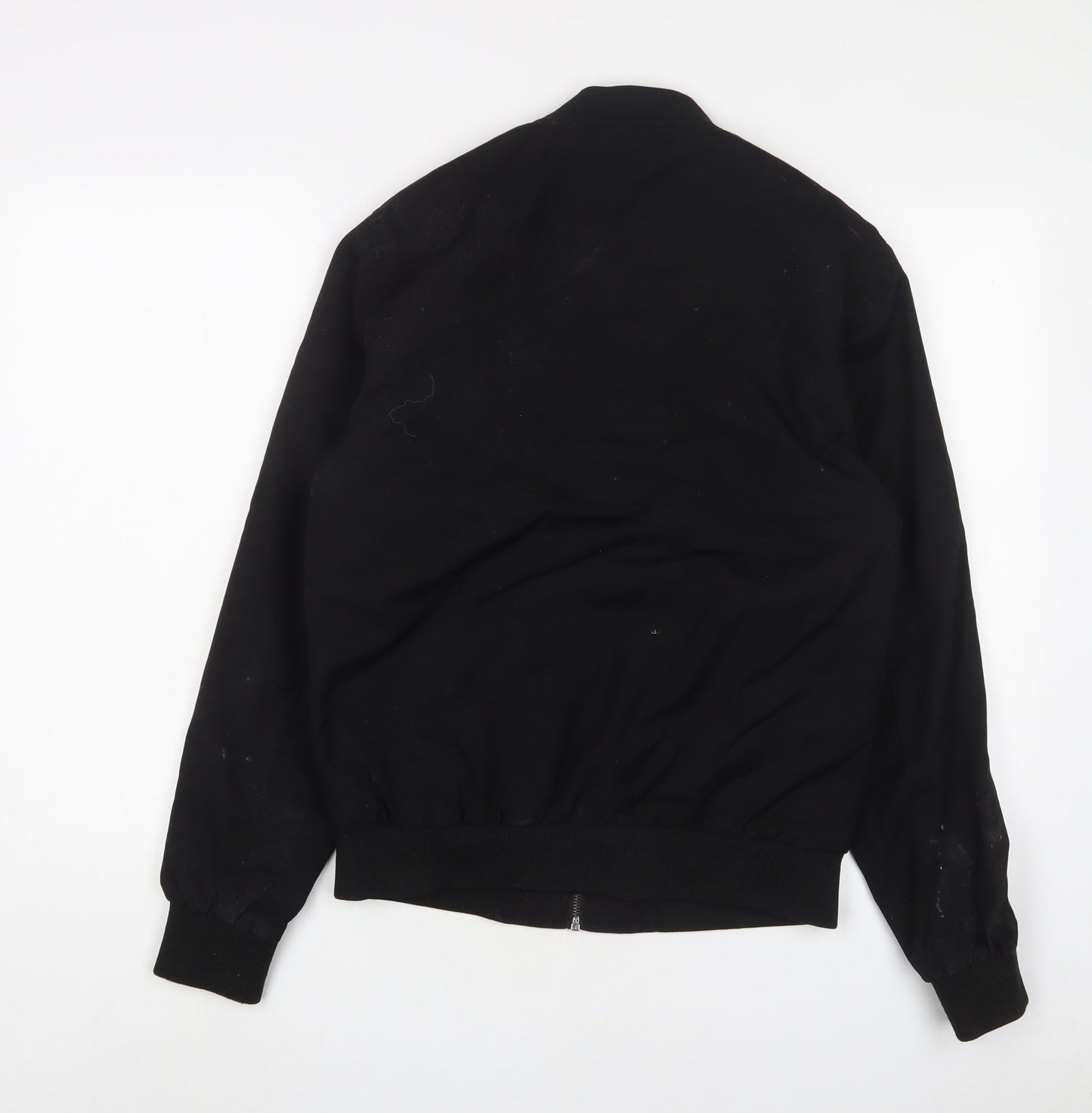Mens UK Size S River Island Black Bomber Jacket