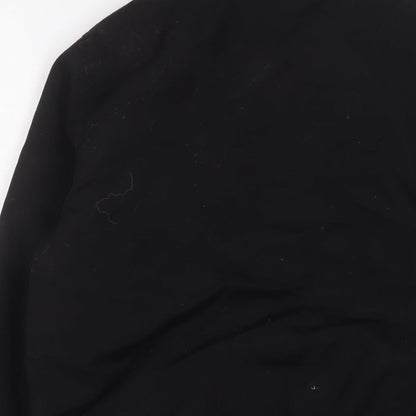 Mens UK Size S River Island Black Bomber Jacket