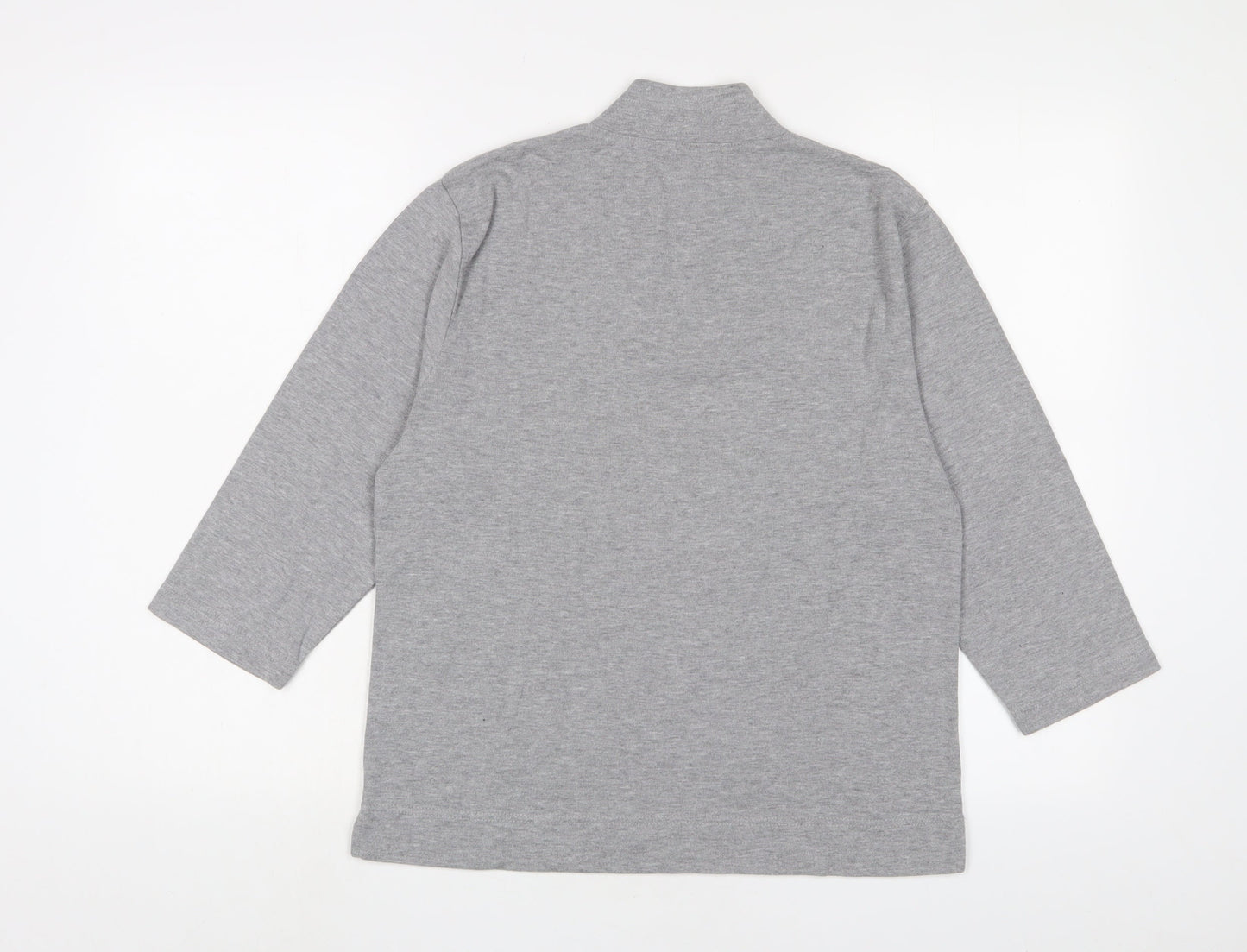 Womens UK Size 18 Poppy Grey Basic T-Shirt