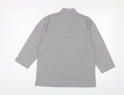 Womens UK Size 18 Poppy Grey Basic T-Shirt