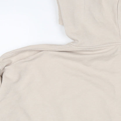 H&M Womens Beige Cotton Pullover Hoodie Size XL Pullover - N.Y.C. Ahletic