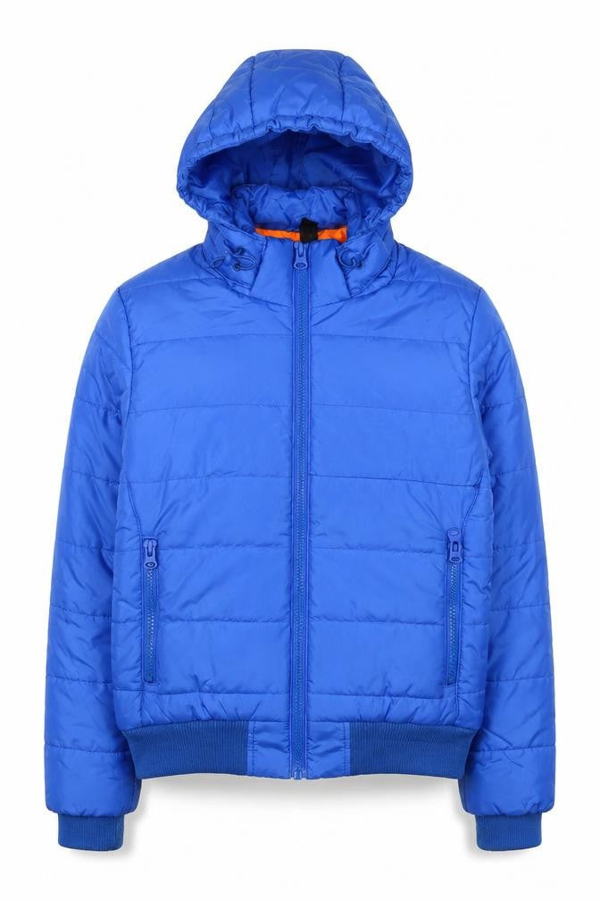 Mens UK Size M BC Collection Blue Puffer Jacket