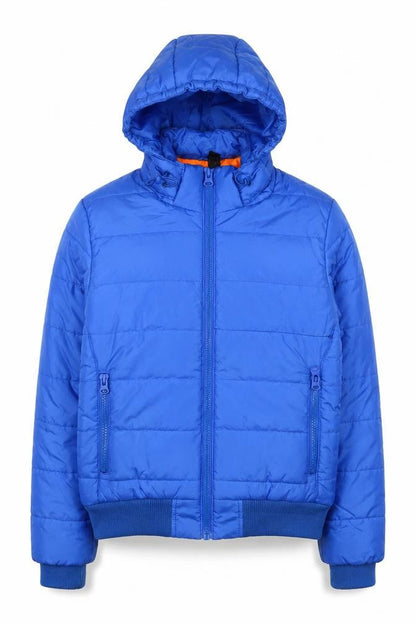 Mens UK Size M BC Collection Blue Puffer Jacket